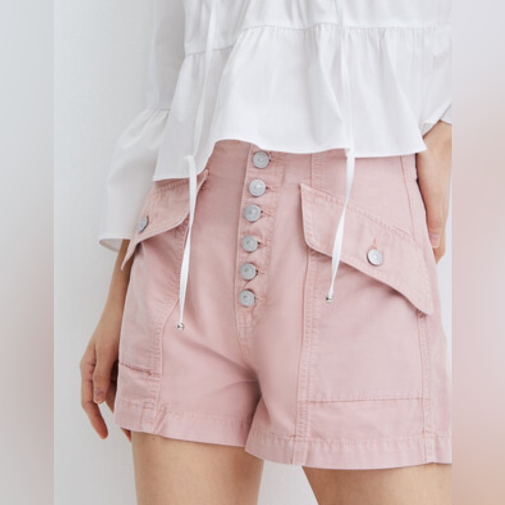 Veronica Beard Robbie Patch-Pocket Short